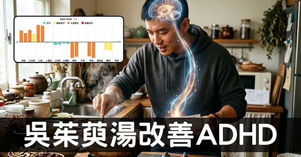 吳茱萸湯改善注意力不足過動症？自學中醫破解！