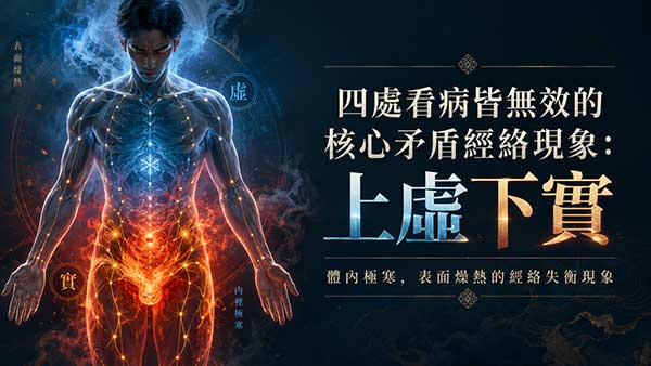 為什麼看遍名醫都無效？關鍵可能是「上虛下實」