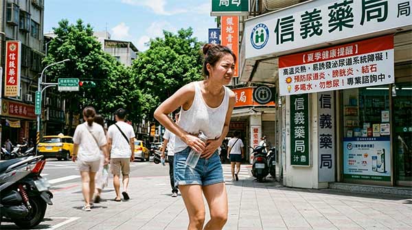 炎熱季節很容易出現泌尿道系統障礙