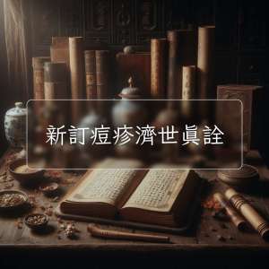 新訂痘疹濟世真詮