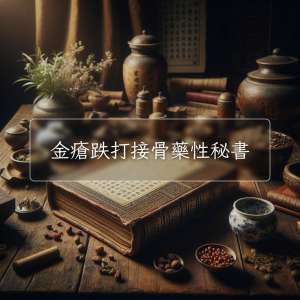 金瘡跌打接骨藥性秘書