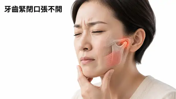 牙齒緊閉口張不開