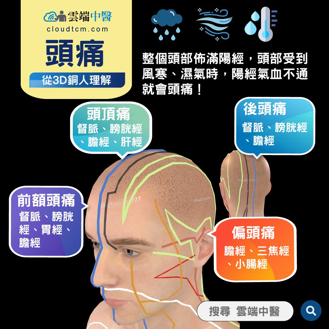 頭痛相關的異常經絡