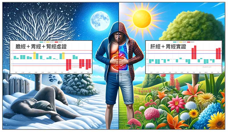 一年四季都有可能出現消化不良的經絡現象