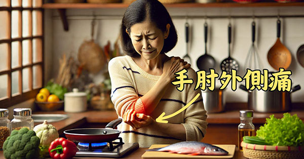 經常煮飯的家庭主婦，也有機會出現手肘外側痛