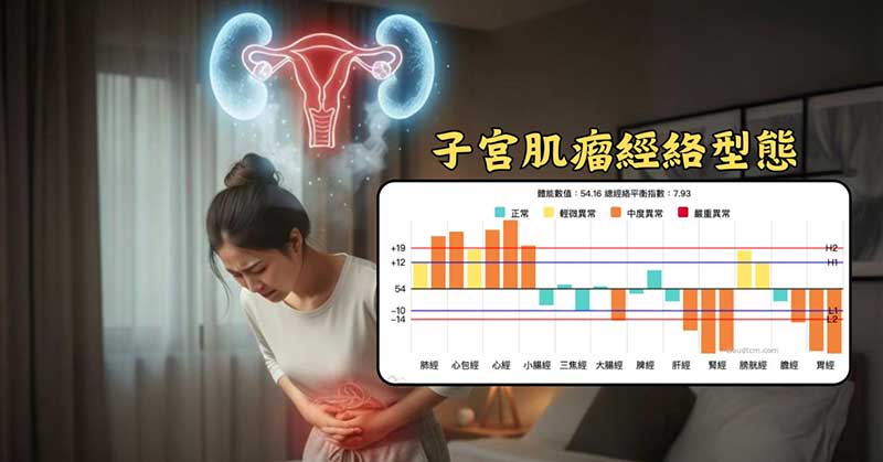 子宮肌瘤常見的經絡型態