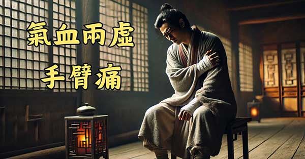 體內氣血不足的人，很容易出現手臂痛