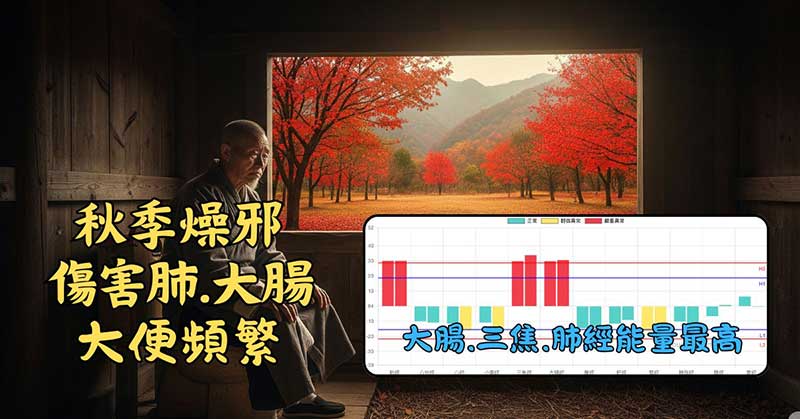秋季的躁邪，容易造成大便頻繁