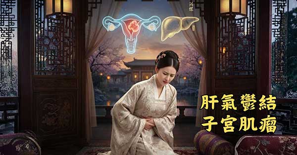 肝氣鬱結的人，肝經通往下腹部造成子宮疾病
