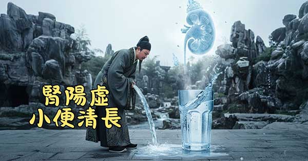 古人認為小便清澈像水，最主要的原因是腎陽虛所造成的