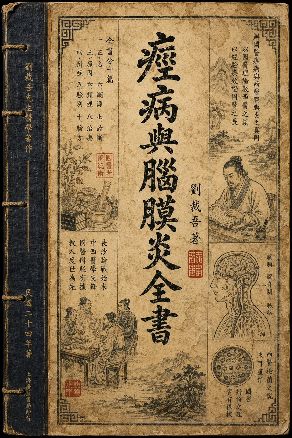 痙病與腦膜炎全書