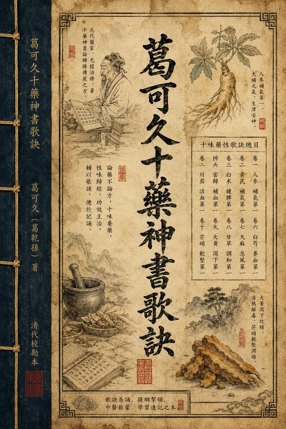 葛可久十藥神書歌訣