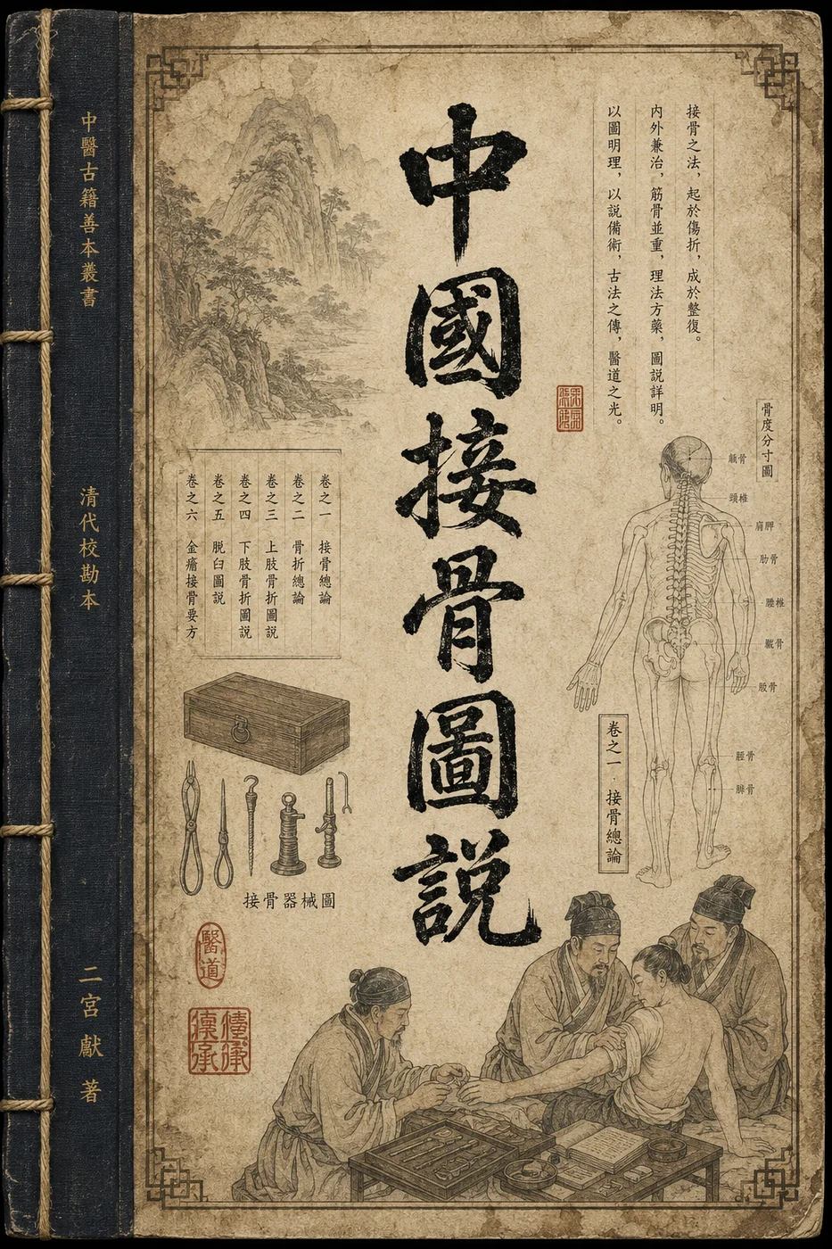 中國接骨圖說