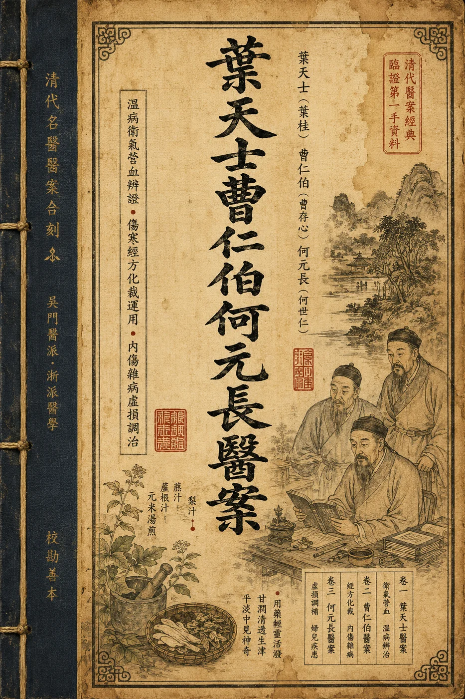 葉天士曹仁伯何元長醫案