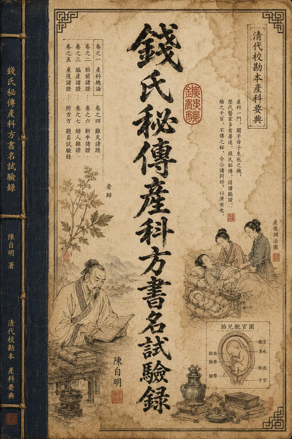錢氏秘傳產科方書名試驗錄