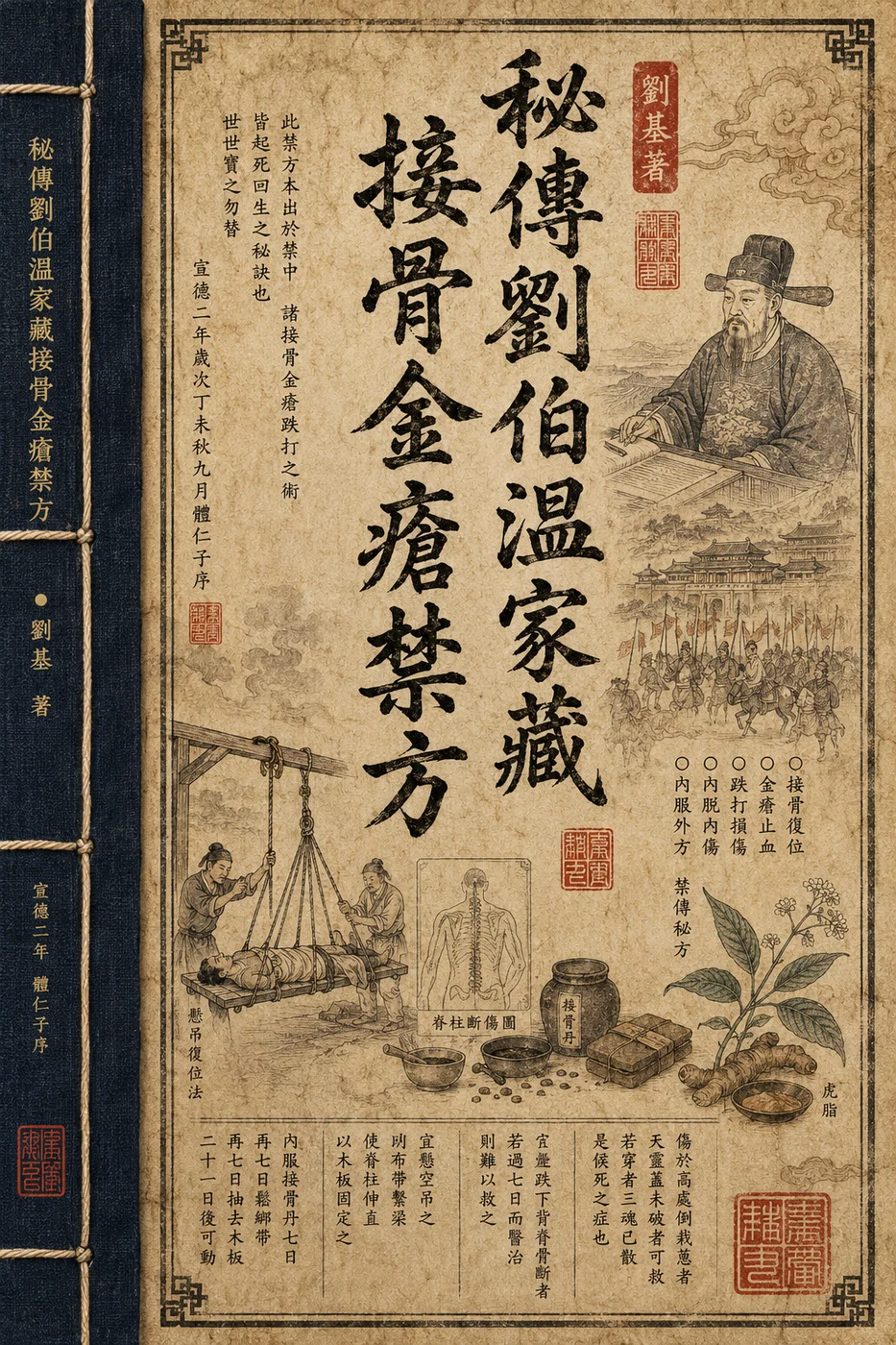 秘傳劉伯溫家藏接骨金瘡禁方