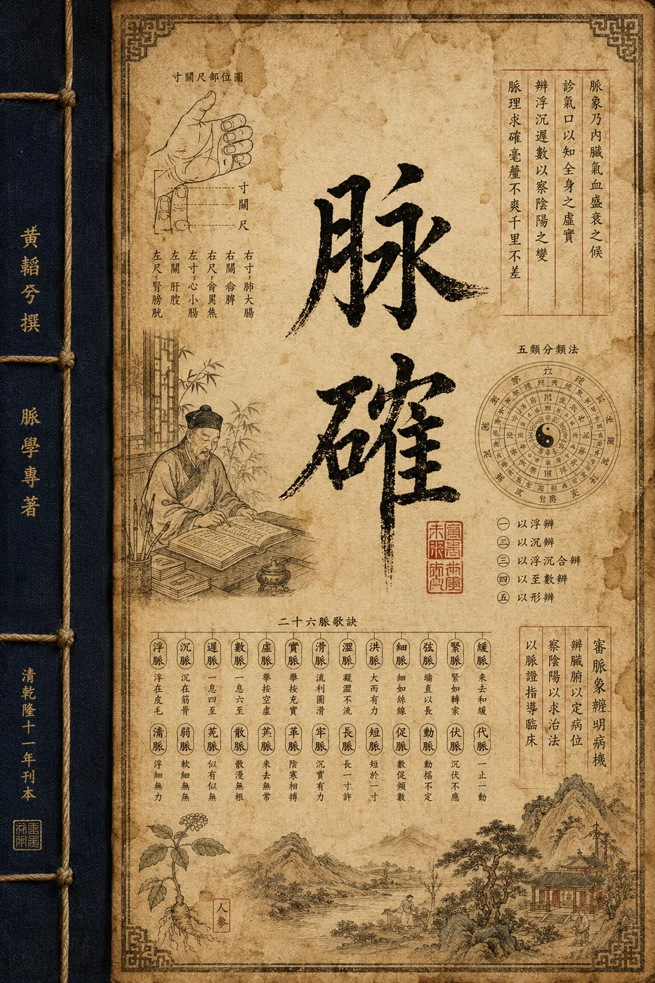 脈確