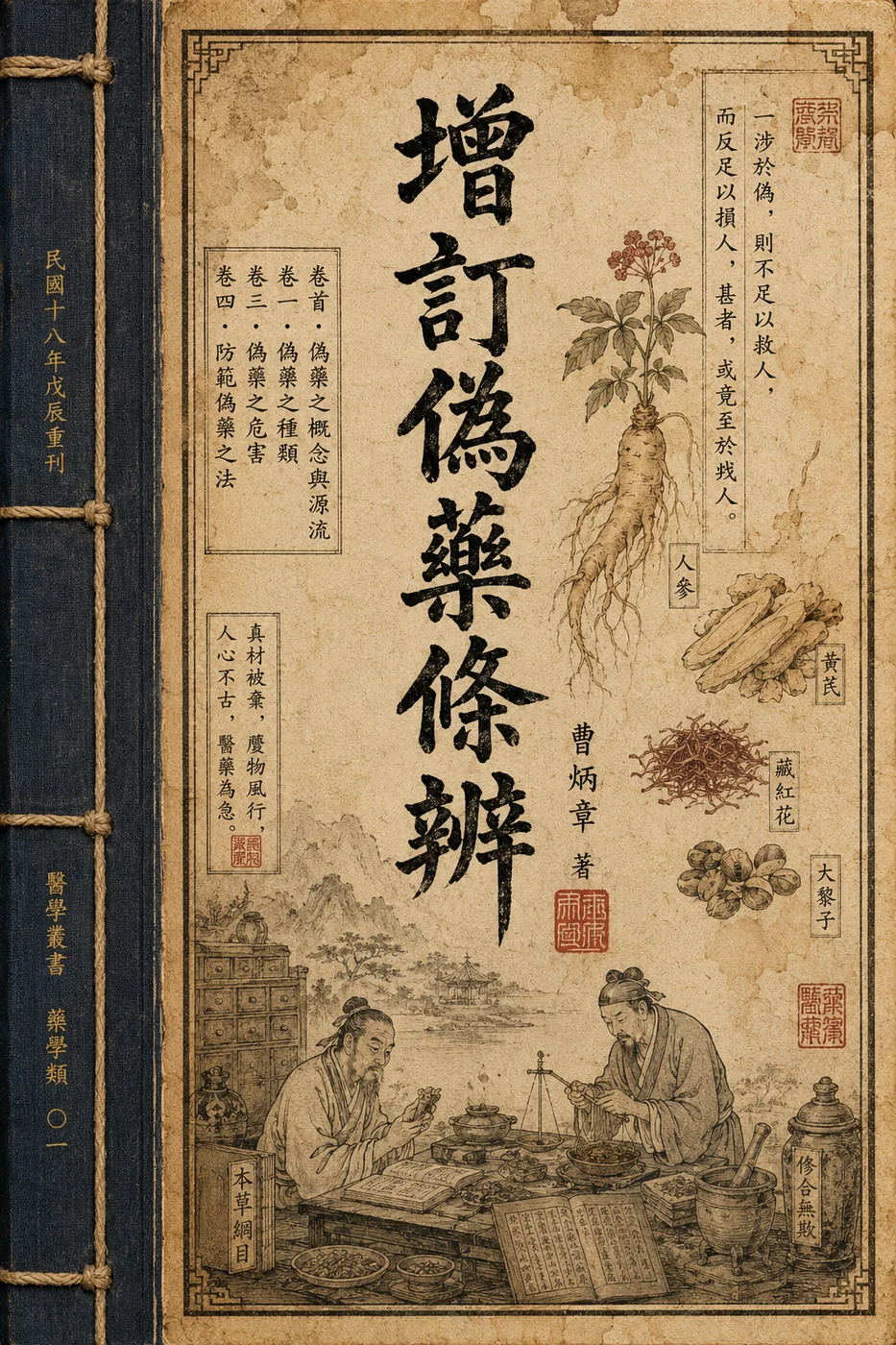 增訂偽藥條辨