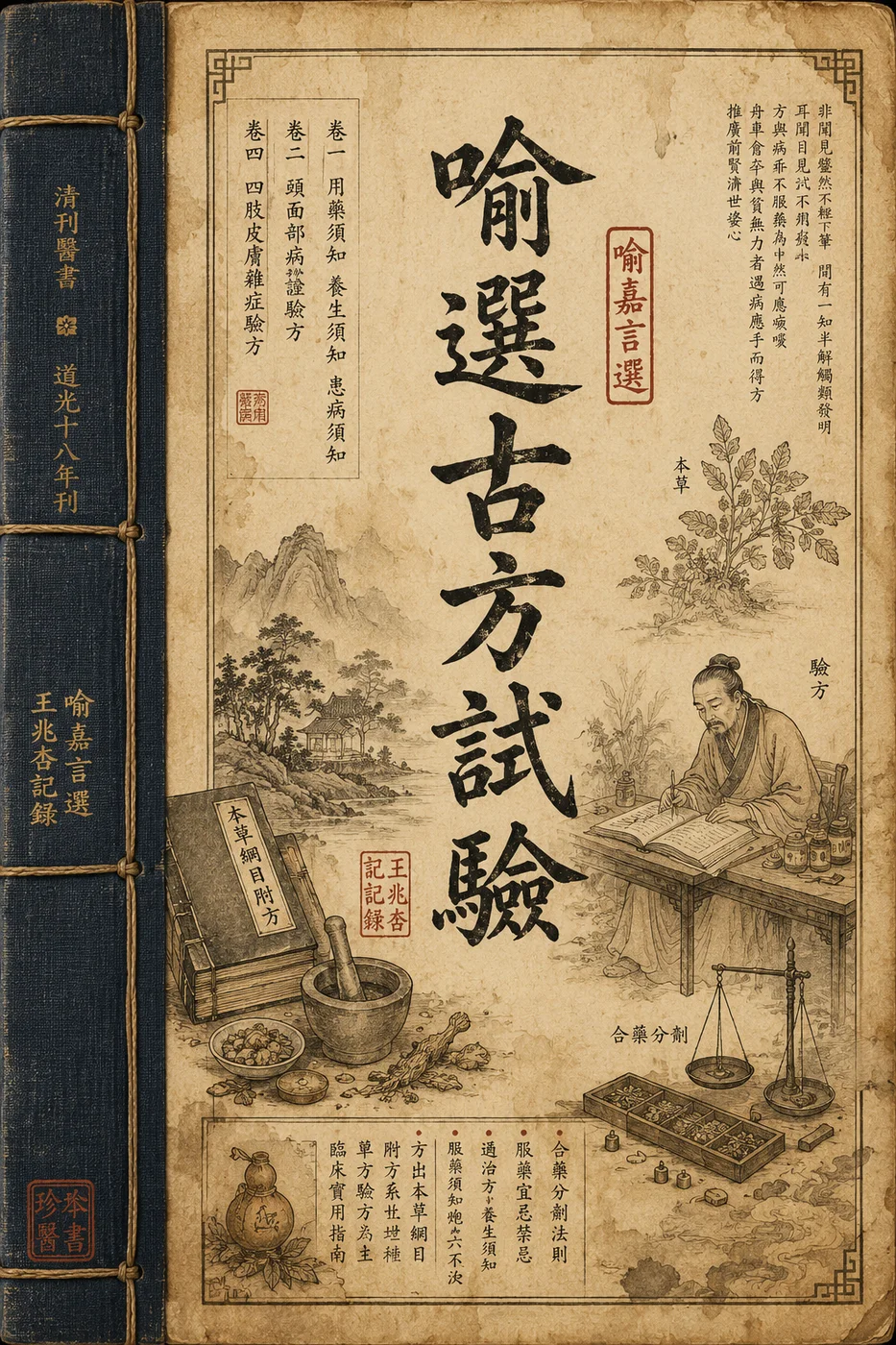 喻選古方試驗