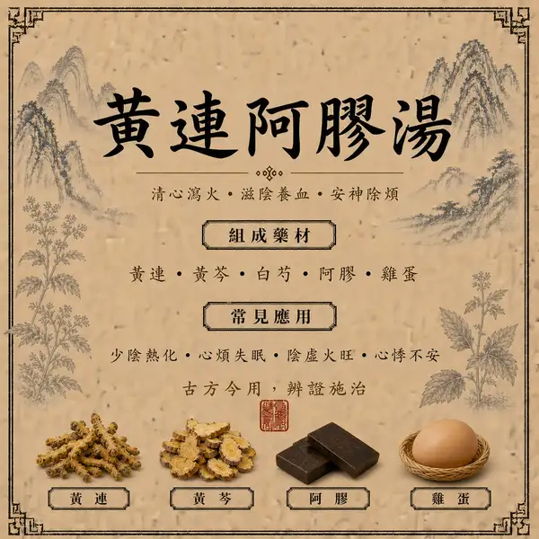 黃連阿膠湯