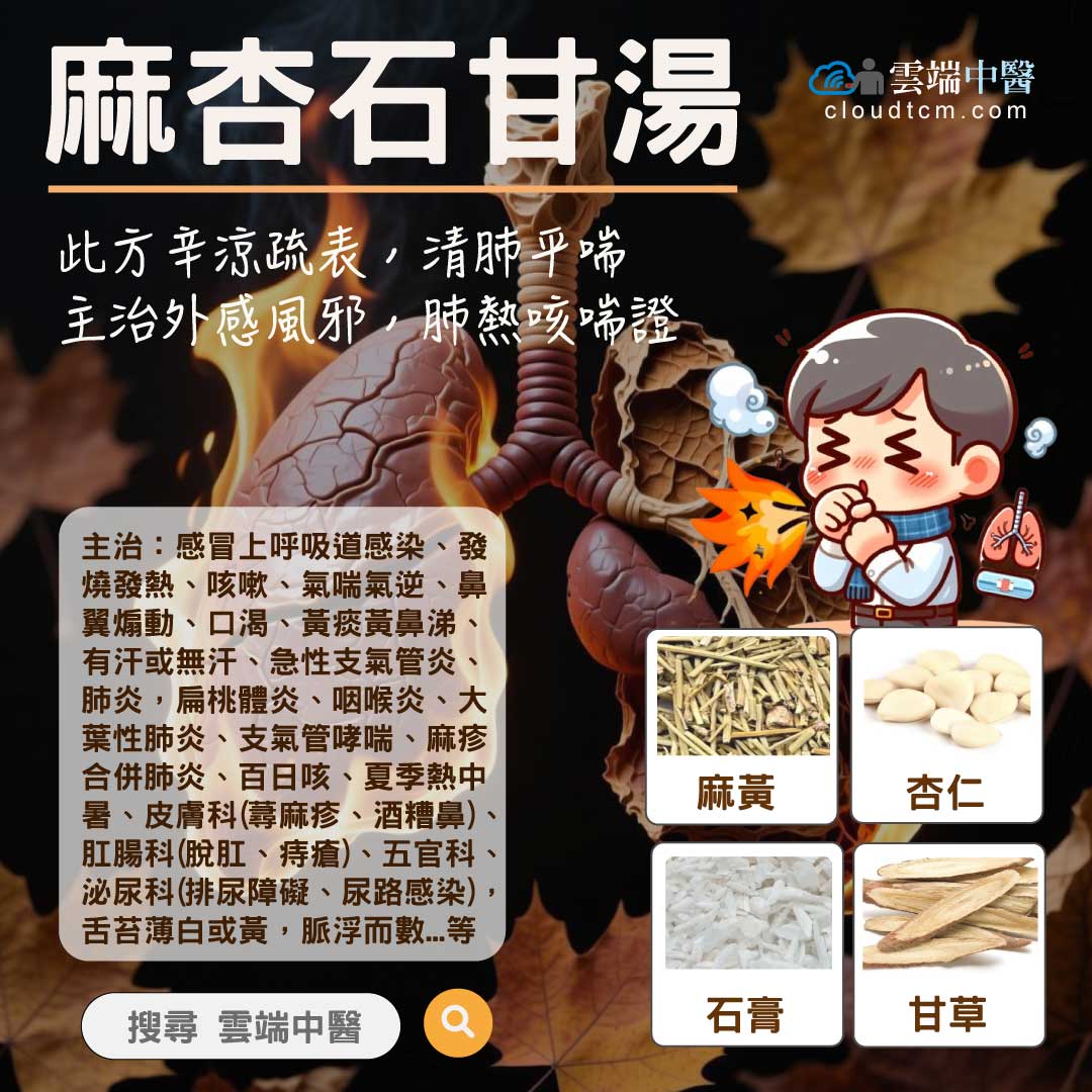麻杏石甘湯
