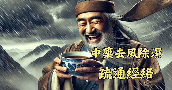 運用中藥可以去風除濕，疏通經絡