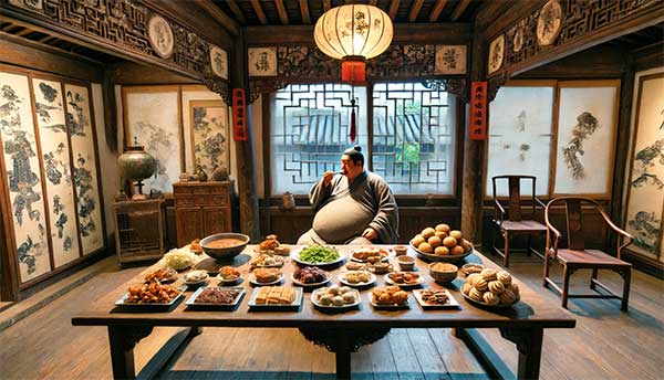 古代中國人發現吃太飽會造成食積