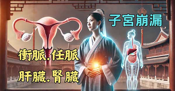 古人觀察認為，造成子宮崩漏的原因複雜
