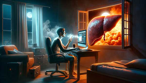 晚上經常熬夜不睡覺，很容易出現肝陰虛證