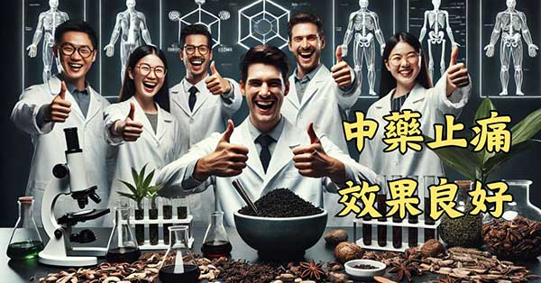 現代研究發現，運用中藥止痛效果很好