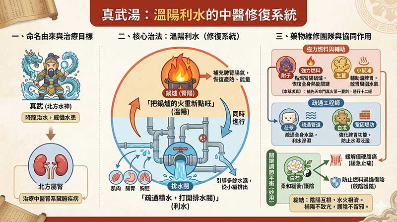 真武湯的中藥組成