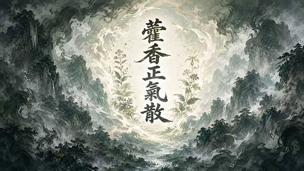 藿香正氣散可去除四時不正之山嵐瘴氣