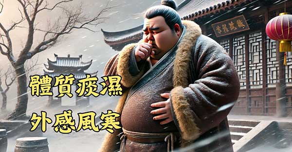 華蓋散適用體質痰濕，因為感受風寒而咳嗽
