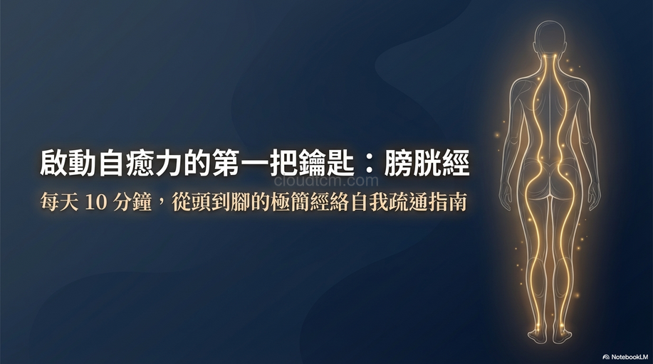 養生就從膀胱經開始，必學的簡易經絡自我疏通法！
