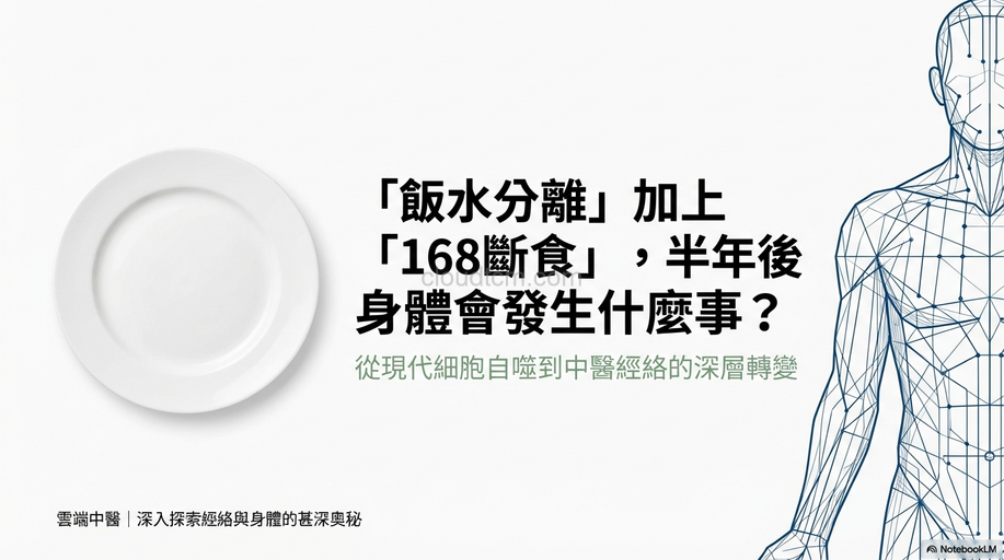 執行「飯水分離」與「168斷食」，半年之後會怎麼樣？