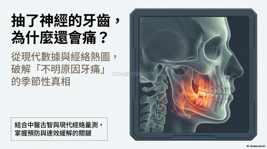 季節性的牙齒痛，可觀察陽明經(胃經、大腸經)能量！