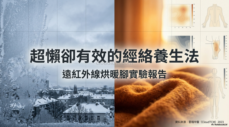 超懶卻有效的經絡養生法,遠紅外線烘暖腳實驗!