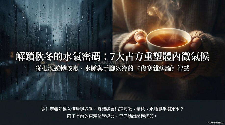 進入秋冬必學,改善水氣病痰飲7類有效中藥方劑!
