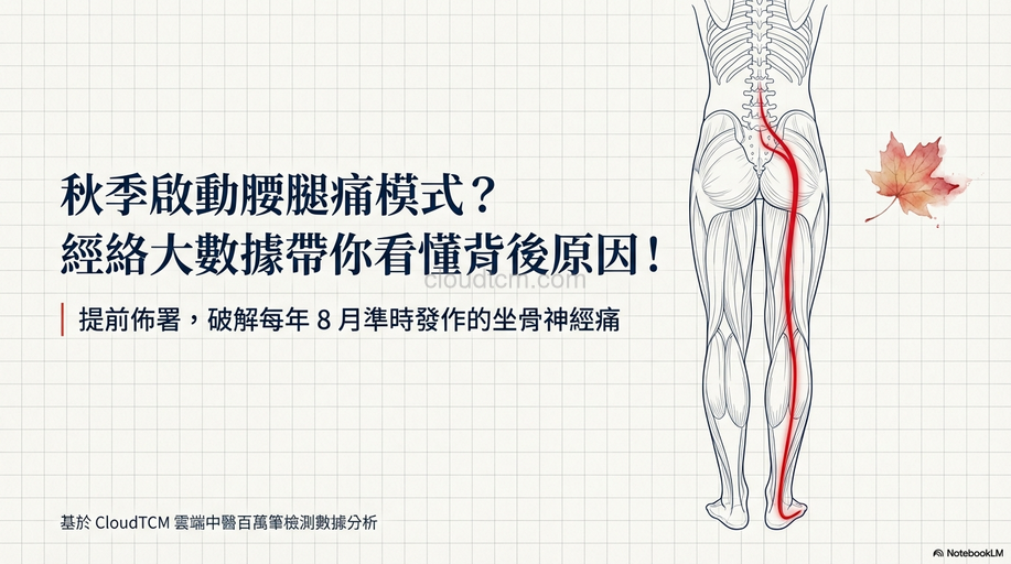 秋季啟動腰腿痛模式?經絡數據帶你看懂背後原因!