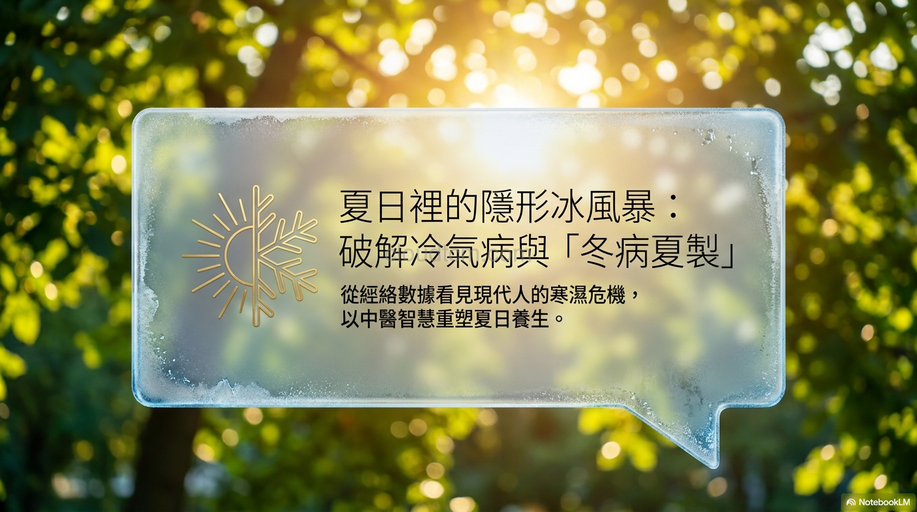 夏季受寒的機率比中暑高，預防冷氣病「冬病夏製」！