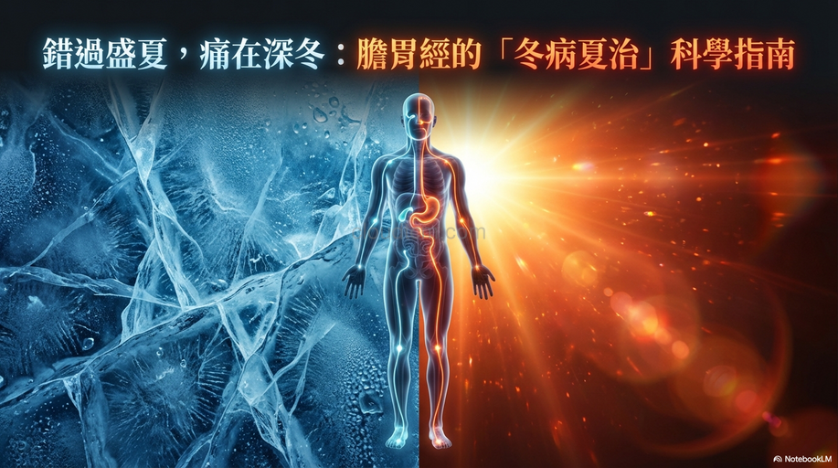 在炎熱夏季三伏天,探討膽經胃經的「冬病夏治」