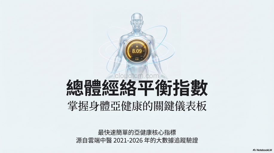 最快速簡單的亞健康指數:「總體經絡平衡指數」一定要學習!