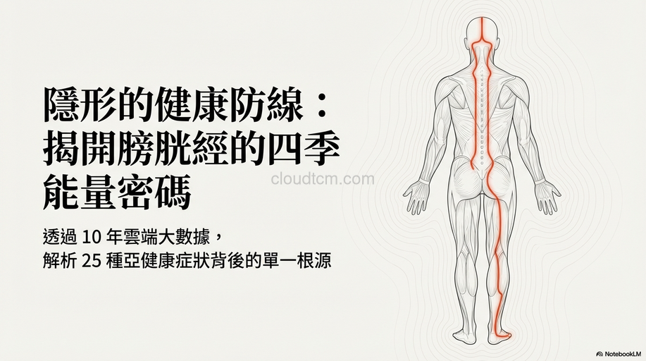養生關鍵!揭開膀胱經四季能量的祕密與症狀!