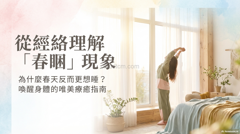 理解「春睏」的3種經絡現象,原來這就是想睡覺的原因!