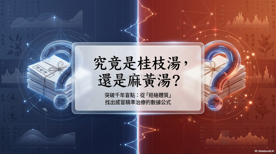 究竟是桂枝湯還是麻黃湯?不如從經絡體質找出路!