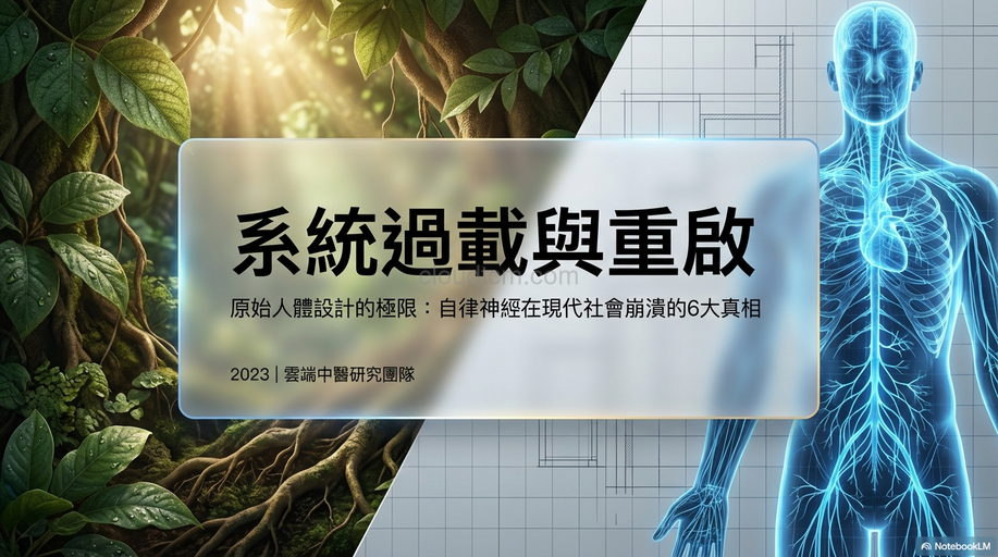 原始人體設計的極限,自律神經在現代社會崩潰真相!