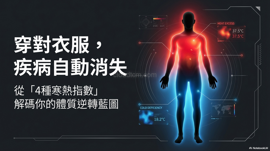 4種寒熱指數，探討穿著讓疾病消失且改變體質！
