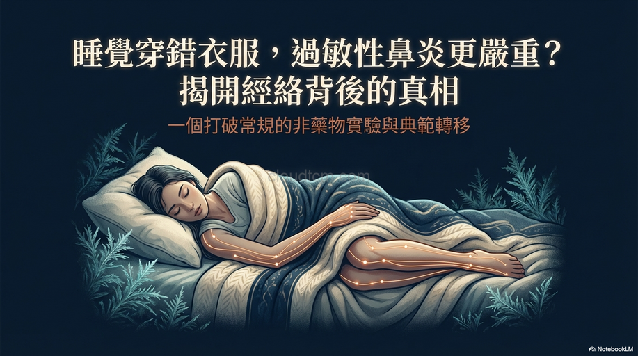 睡覺穿錯衣服,過敏性鼻炎更嚴重?經絡告訴你的真相