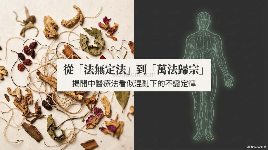 中醫療法看似亂槍打鳥，從「法無定法」中找「定法」！