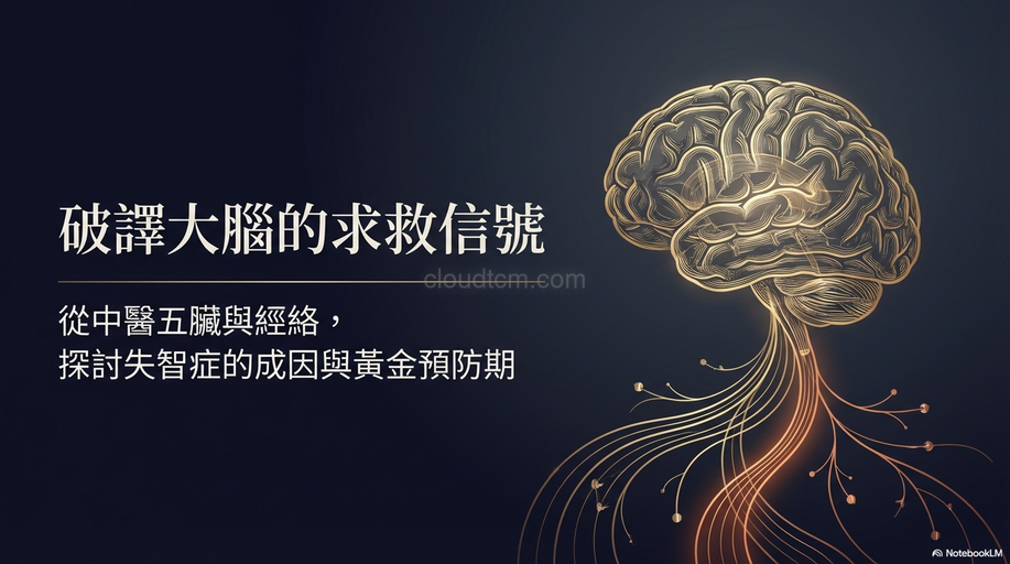 從五臟六腑及經絡，探討失智症(阿茲海默病)成因及預防！